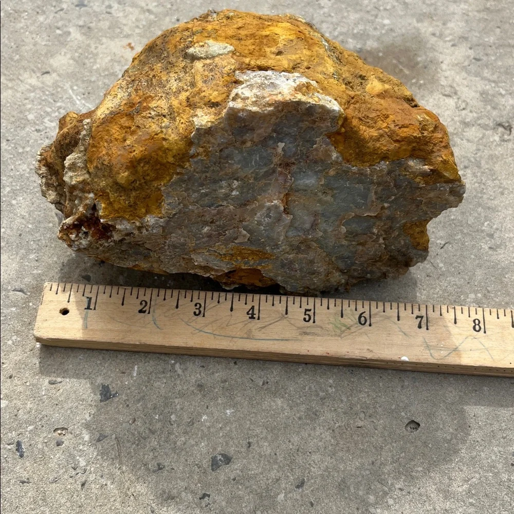 Raw Sandstone Rock With Quartz & Chert Flint Deposits Remote TN Mountains